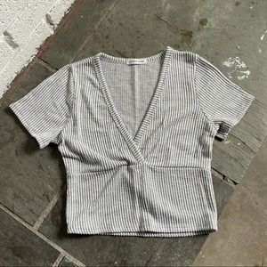 Caution to the Wind crop shirt